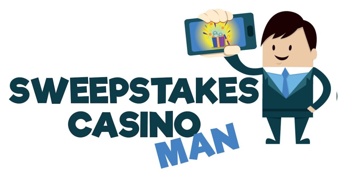 Sweepstakes Casino Man Logo